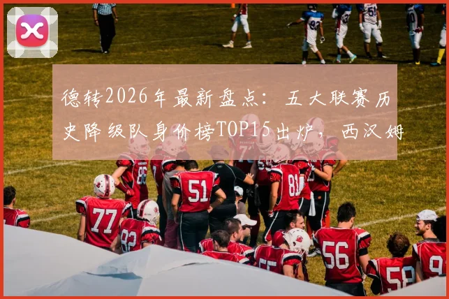 德转2026年最新盘点：五大联赛历史降级队身价榜TOP15出炉，西汉姆联3.63亿欧位列第三，高身价为何难逃降级命运？
